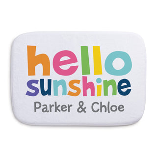 Hello Sunshine Personalized Bathmat