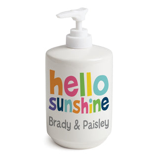 Hello Sunshine Personalized Soap Dispenser