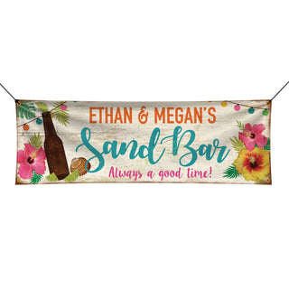 Sand Bar Personalized Banner