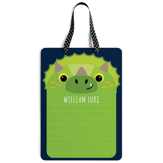 Dinosaur Personalized Hanging Dry-Erase Board