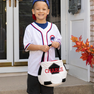 Soccer Ball Personalized Plush Treat Bag