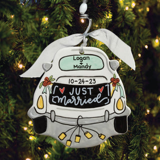 Wedding Car Personalized Ornament