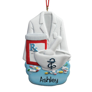 Pharmacist Jacket Personalized Ornament