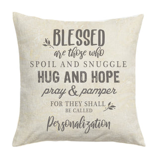 Blessed Grandparents Personalized 17" Throw Pillow