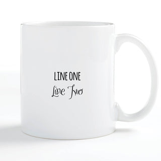 Friend For Life Personalized White Coffee Mug - 11 oz.