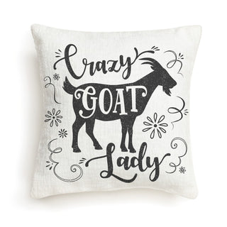 Crazy Goat Lady Mini Gift Pillow