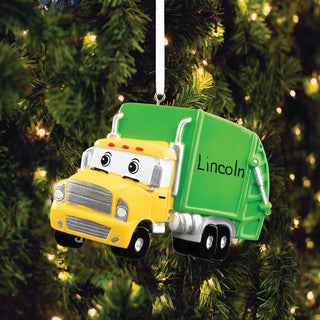 Garbage Truck Personalized Ornament