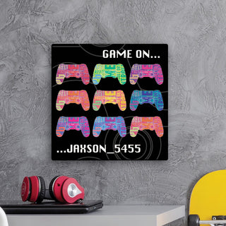 Game On 12x12 Canvas Wall Art