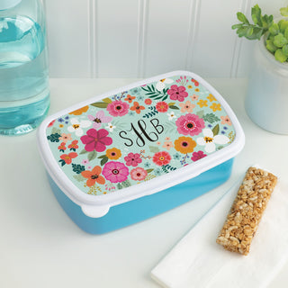 Floral Monogram Lunch Container