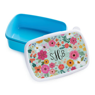 Floral Monogram Lunch Container