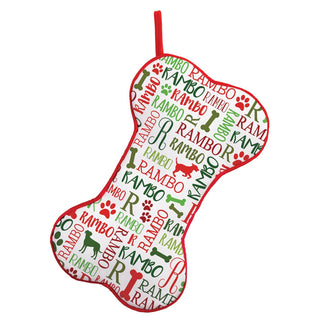 Name & Initial Bone Shape Stocking