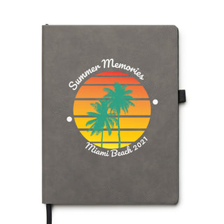 Remembering Summer Leatherette Notebook