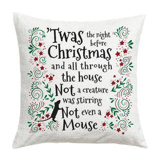 Twas the Night Before Christmas 17" Throw Pillow