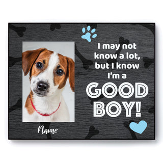 Good Boy! Personalized Picture Frame