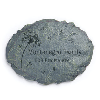 Dandelion Personalized Garden Stone