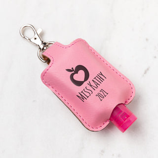 Teacher's Apple Personalized Mini Sanitizer Holder