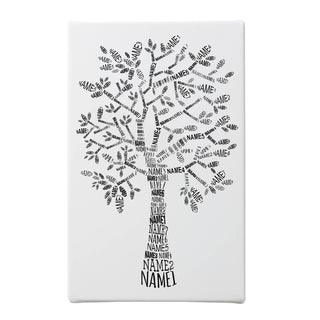 Family Tree of Names Personalized 10x16 Canvas