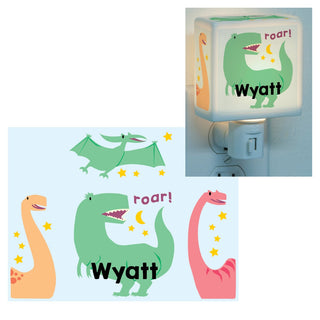 Dinosaur Theme Personalized Nightlight