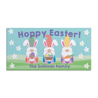 Hoppy Easter Bunny Gnomes Narrow Doormat Insert