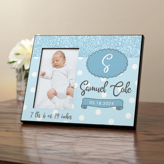 Newborn Baby Detail For Him Offset Frame