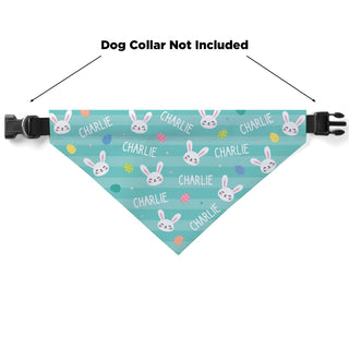 Cute Bunny Personalized Pet Bandana