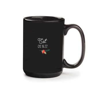 My New Name is Mommy Personalized Black Coffee Mug - 15 oz.