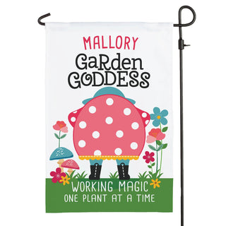 Garden Goddess Personalized Garden Flag