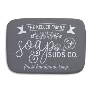 Soap & Suds Co. Personalized White Bathmat