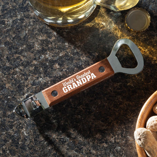 World's greatest wood bottle opener 