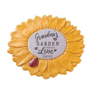 Grandma's Garden Personalized Sunflower Garden Stone