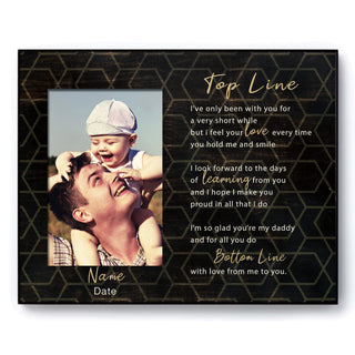 Happy Father's Day Personalized Picture Frame