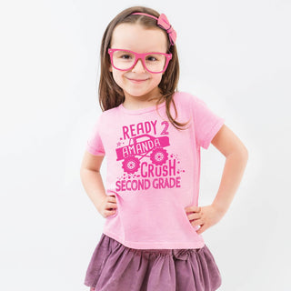 Ready for school pink t-shirt