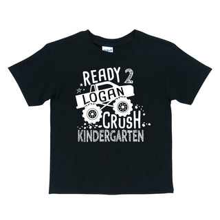 Ready 2 Crush School Personalized Black T-Shirt