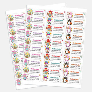 Garden Gnomes Return Address Labels - 60 count