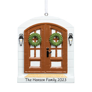 Grand Double Door Personalized Ornament