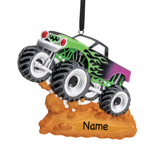 Monster Truck Personalized Ornament