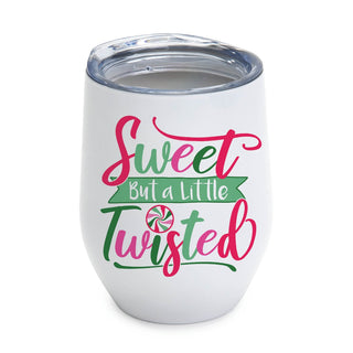 Sweet But A Little Twisted Personalized Wine Tumbler