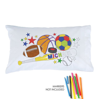 DIY Color Your Own Sports & Stars Personalized Pillowcase