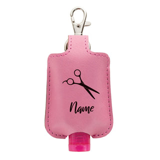 Hairdresser Personalized Pink Mini Sanitizer Holder