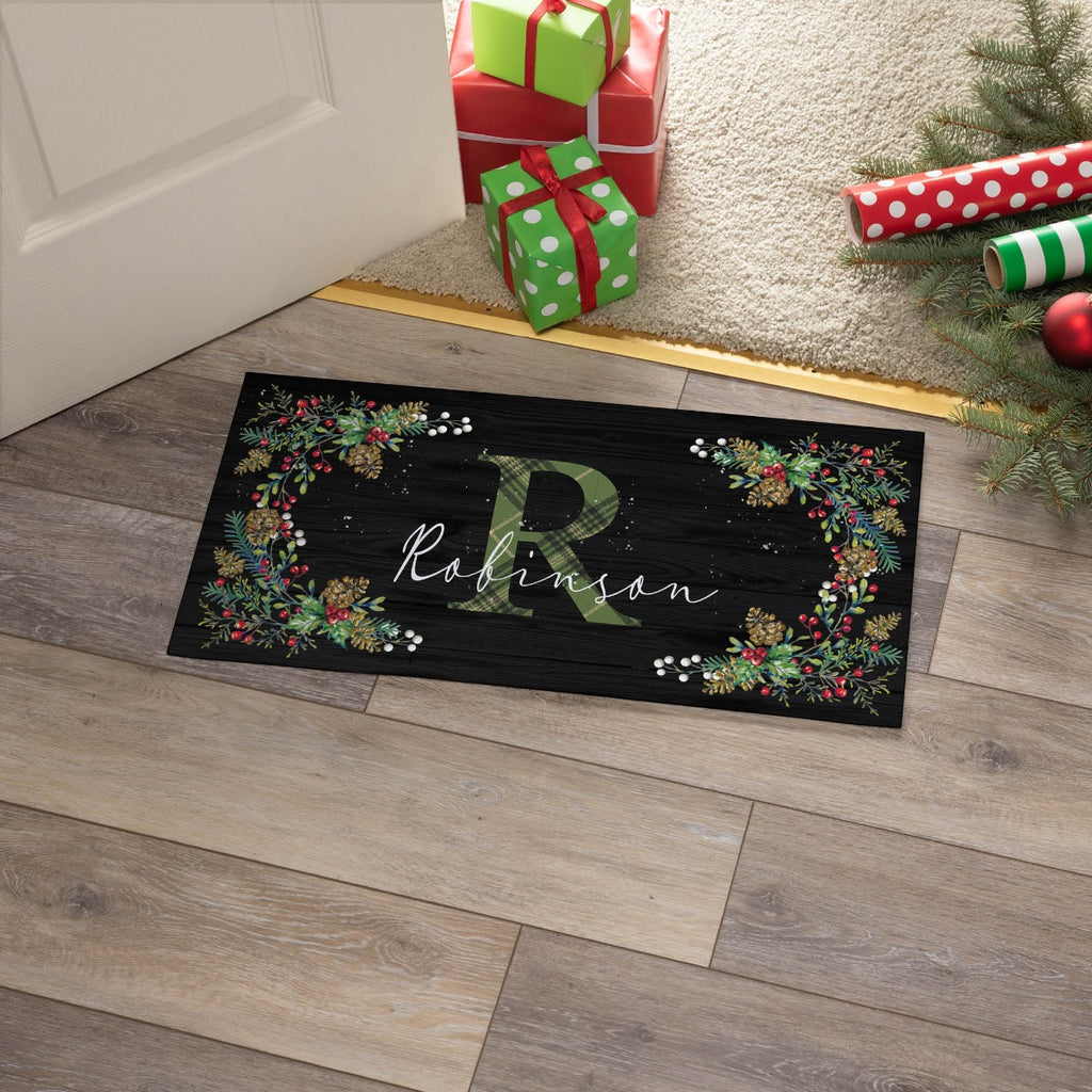 Pine Foliage Doormat – Personalized Planet