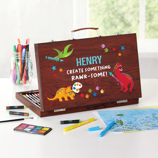 Dinosaur art kit with name 