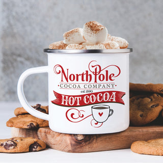 North Pole Cocoa Company Personalized Camp Mug