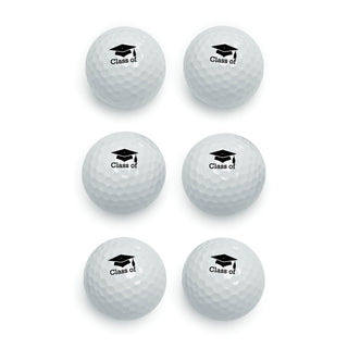 Class of Graduation Personalized Golf Ball - Set of 6