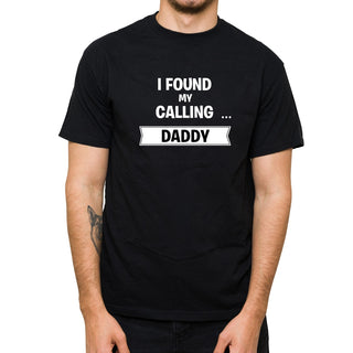 I Found My Calling Personalized Black Adult T-shirt