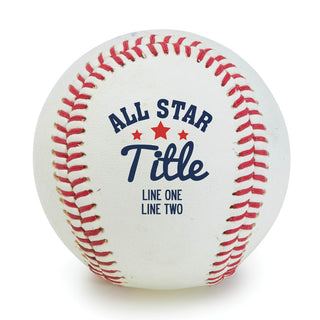 All Star Personalized Baseball