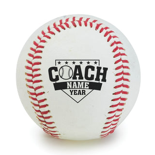 Coach Personalized Baseball