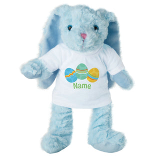 Plush Bunny with Eggs And Personalized Tee For Boy