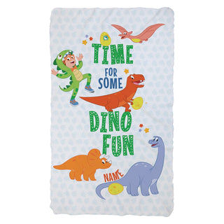 Blippi Time for Dino Fun Fuzzy Blanket