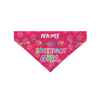 Birthday Girl Personalized Pet Bandana