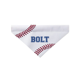 Classic Baseball Stitches Dog Bandana